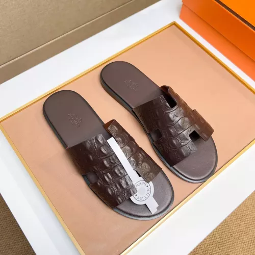 Replica Hermes Slippers For Men #1357160 $48.00 USD for Wholesale