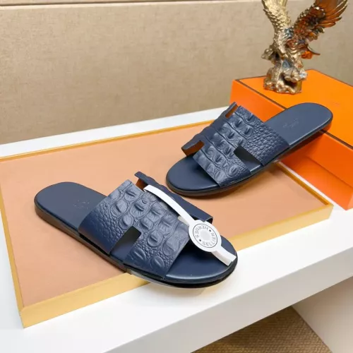 Replica Hermes Slippers For Men #1357161 $48.00 USD for Wholesale