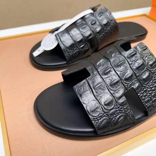 Replica Hermes Slippers For Men #1357162 $48.00 USD for Wholesale
