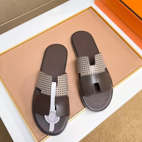 Replica Hermes Slippers For Men #1357164 $48.00 USD for Wholesale