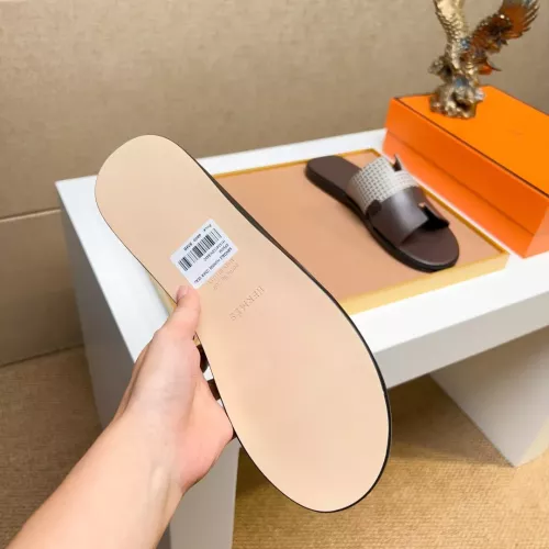 Replica Hermes Slippers For Men #1357164 $48.00 USD for Wholesale