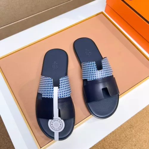 Replica Hermes Slippers For Men #1357165 $48.00 USD for Wholesale
