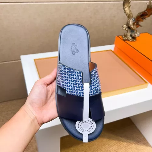 Replica Hermes Slippers For Men #1357165 $48.00 USD for Wholesale