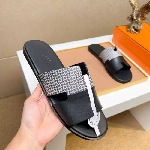 Replica Hermes Slippers For Men #1357166 $48.00 USD for Wholesale