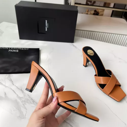 Replica Yves Saint Laurent YSL Slippers For Women #1357274 $92.00 USD for Wholesale