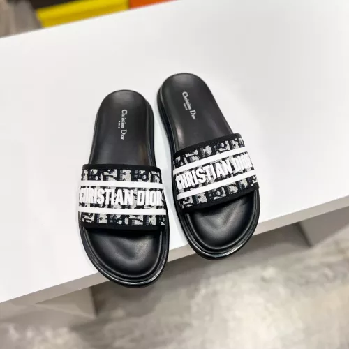 Replica Christian Dior Slippers For Men #1357306 $60.00 USD for Wholesale