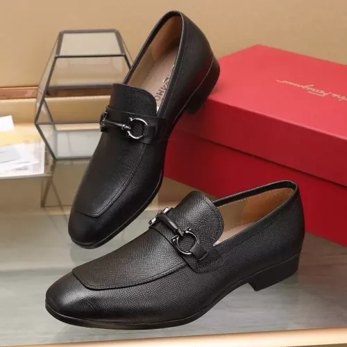 Salvatore Ferragamo Leather Shoes For Men #1357312