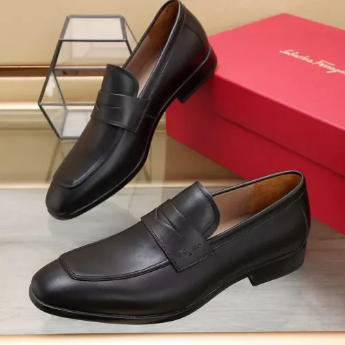 Salvatore Ferragamo Leather Shoes For Men #1357318
