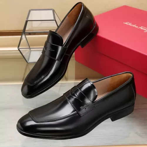 Salvatore Ferragamo Leather Shoes For Men #1357319
