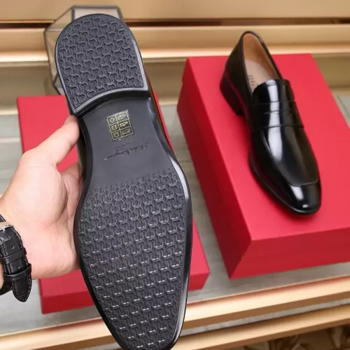Replica Salvatore Ferragamo Leather Shoes For Men #1357319 $122.00 USD for Wholesale
