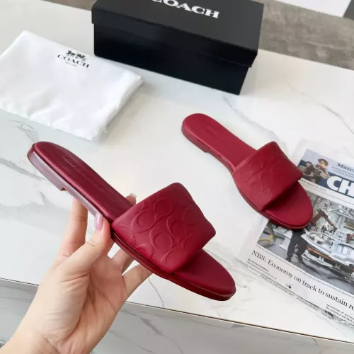 Replica Coach Slippers For Women #1357346 $82.00 USD for Wholesale