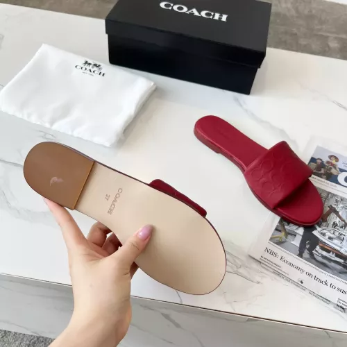 Replica Coach Slippers For Women #1357346 $82.00 USD for Wholesale