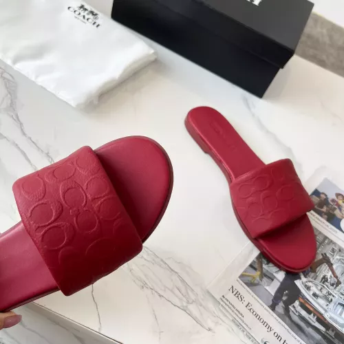 Replica Coach Slippers For Women #1357346 $82.00 USD for Wholesale
