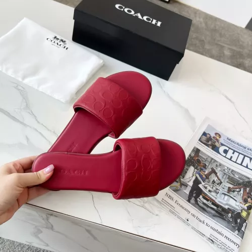 Replica Coach Slippers For Women #1357346 $82.00 USD for Wholesale