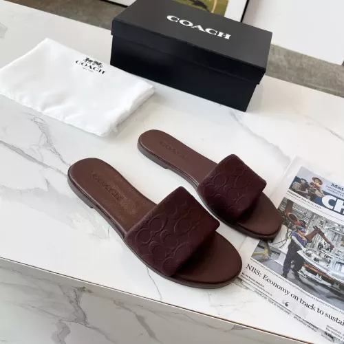 Replica Coach Slippers For Women #1357347 $82.00 USD for Wholesale