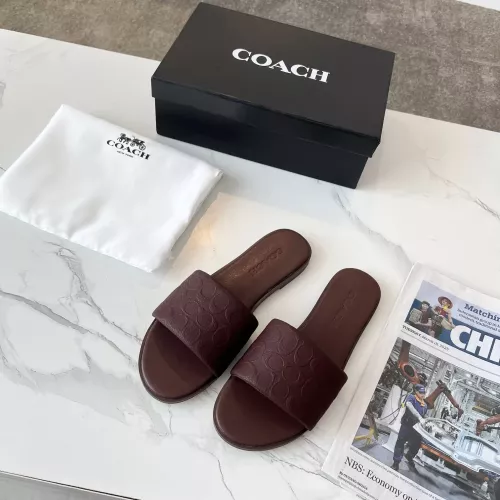 Replica Coach Slippers For Women #1357347 $82.00 USD for Wholesale