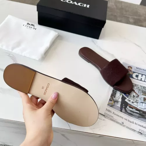 Replica Coach Slippers For Women #1357347 $82.00 USD for Wholesale