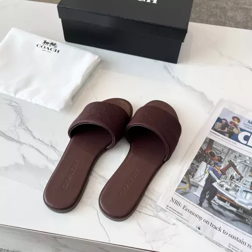 Replica Coach Slippers For Women #1357347 $82.00 USD for Wholesale