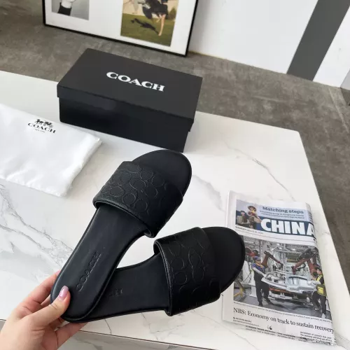 Replica Coach Slippers For Women #1357348 $82.00 USD for Wholesale