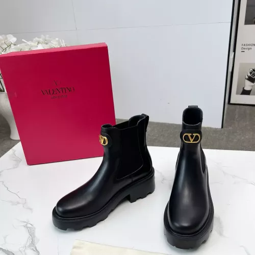 Replica Valentino Boots For Women #1357390 $115.00 USD for Wholesale