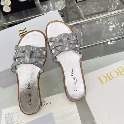 Replica Christian Dior Slippers For Women #1357429 $88.00 USD for Wholesale