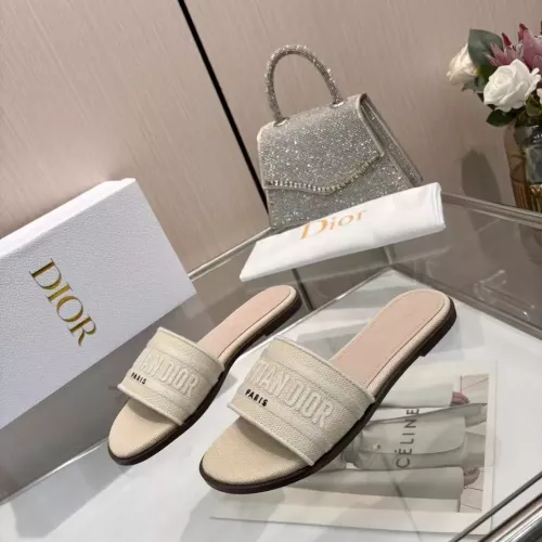 Christian Dior Slippers For Women #1357485 $82.00 USD, Wholesale Replica Christian Dior Slippers