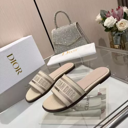 Christian Dior Slippers For Women #1357486 $82.00 USD, Wholesale Replica Christian Dior Slippers