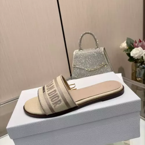 Replica Christian Dior Slippers For Women #1357486 $82.00 USD for Wholesale