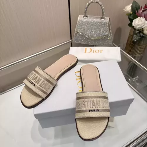 Replica Christian Dior Slippers For Women #1357486 $82.00 USD for Wholesale