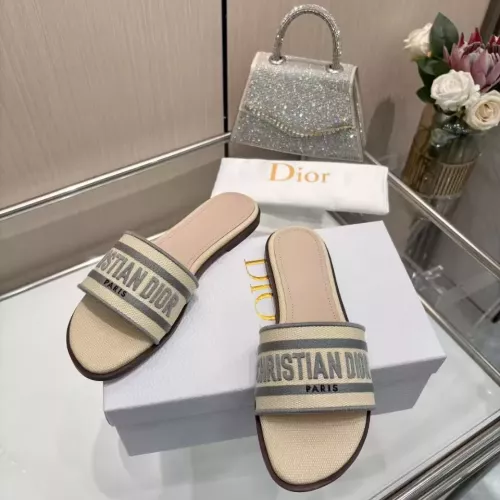 Replica Christian Dior Slippers For Women #1357487 $82.00 USD for Wholesale