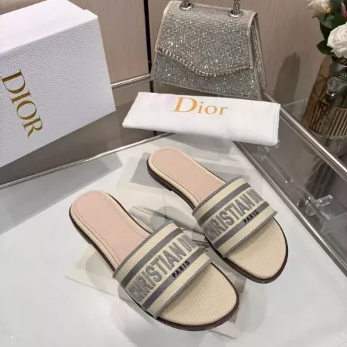 Replica Christian Dior Slippers For Women #1357487 $82.00 USD for Wholesale