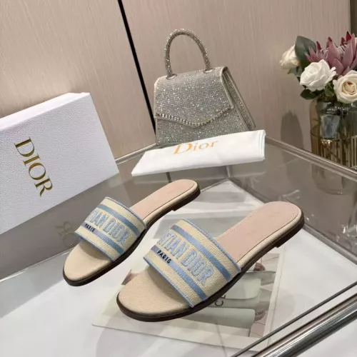 Christian Dior Slippers For Women #1357488 $82.00 USD, Wholesale Replica Christian Dior Slippers