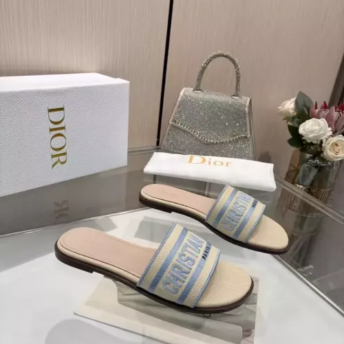 Replica Christian Dior Slippers For Women #1357488 $82.00 USD for Wholesale