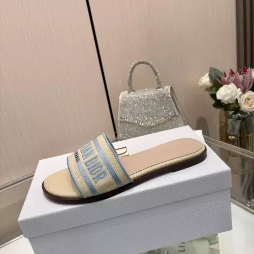 Replica Christian Dior Slippers For Women #1357488 $82.00 USD for Wholesale