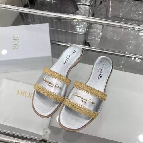 Replica Christian Dior Slippers For Women #1357490 $82.00 USD for Wholesale