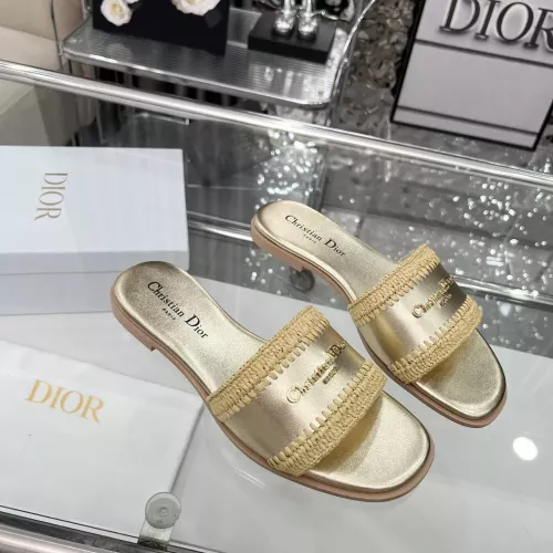 Replica Christian Dior Slippers For Women #1357491 $82.00 USD for Wholesale