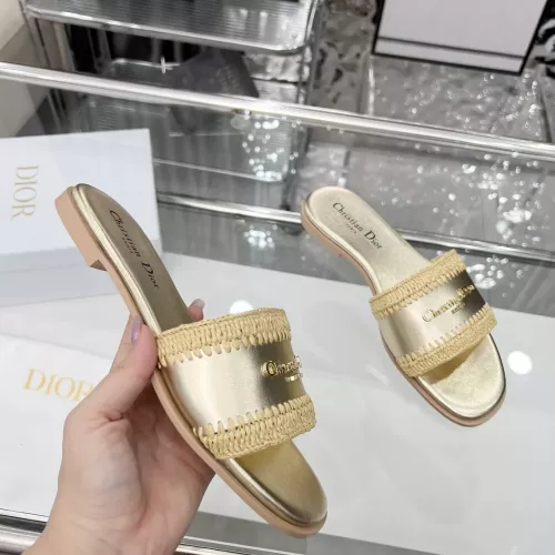 Replica Christian Dior Slippers For Women #1357491 $82.00 USD for Wholesale