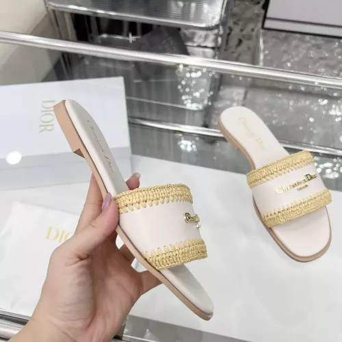 Replica Christian Dior Slippers For Women #1357492 $82.00 USD for Wholesale