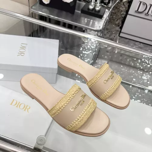 Replica Christian Dior Slippers For Women #1357493 $82.00 USD for Wholesale