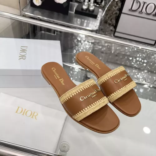 Replica Christian Dior Slippers For Women #1357495 $82.00 USD for Wholesale