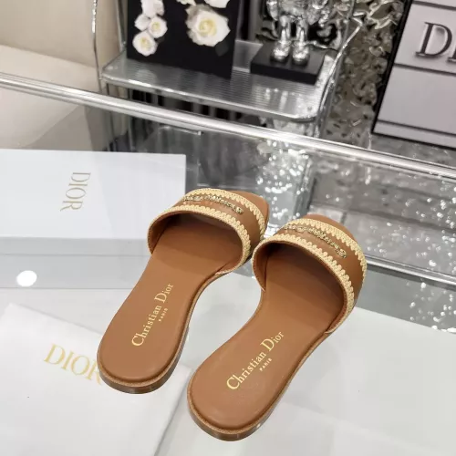 Replica Christian Dior Slippers For Women #1357495 $82.00 USD for Wholesale