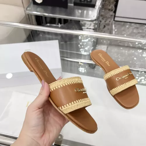 Replica Christian Dior Slippers For Women #1357495 $82.00 USD for Wholesale