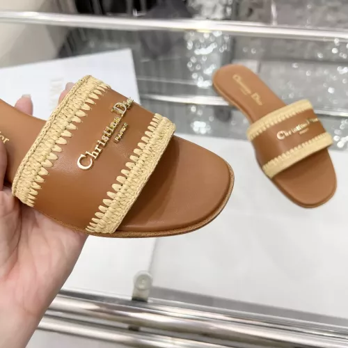 Replica Christian Dior Slippers For Women #1357495 $82.00 USD for Wholesale