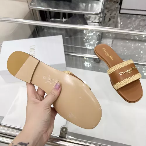 Replica Christian Dior Slippers For Women #1357495 $82.00 USD for Wholesale