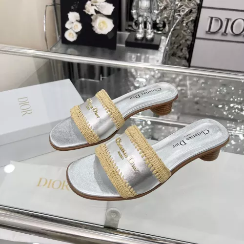 Christian Dior Slippers For Women #1357497 $85.00 USD, Wholesale Replica Christian Dior Slippers