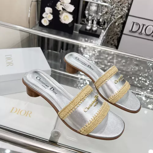 Replica Christian Dior Slippers For Women #1357497 $85.00 USD for Wholesale