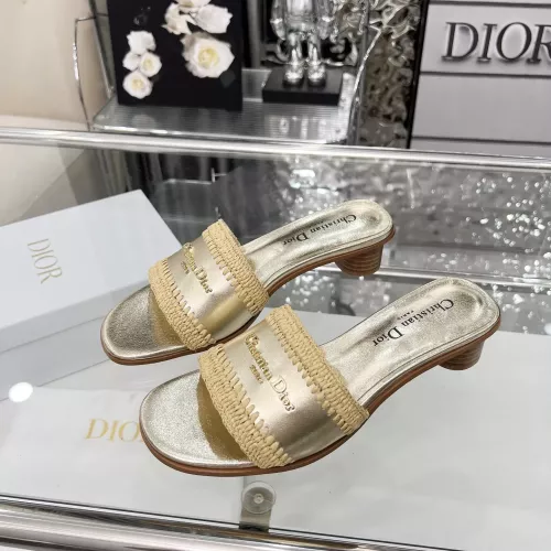 Christian Dior Slippers For Women #1357498 $85.00 USD, Wholesale Replica Christian Dior Slippers