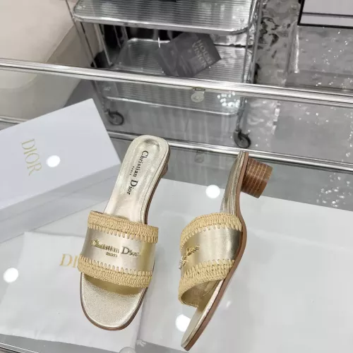 Replica Christian Dior Slippers For Women #1357498 $85.00 USD for Wholesale