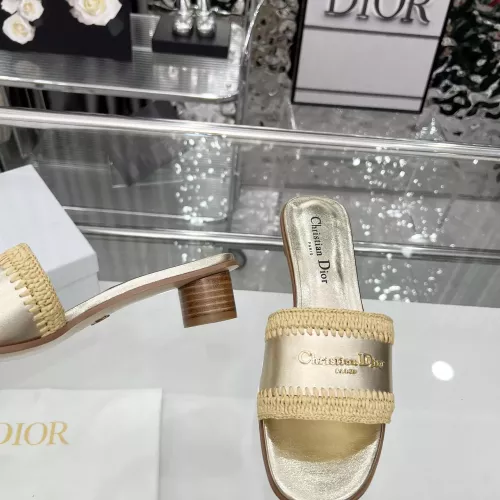 Replica Christian Dior Slippers For Women #1357498 $85.00 USD for Wholesale