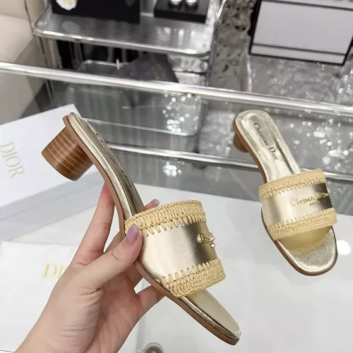 Replica Christian Dior Slippers For Women #1357498 $85.00 USD for Wholesale